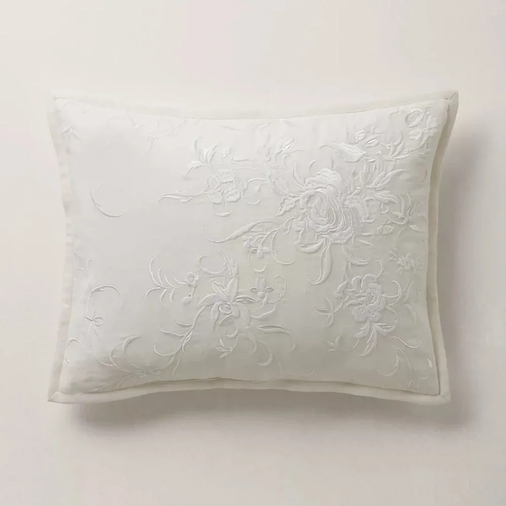 Ralph Lauren Blyth Throw Pillow in Parchment